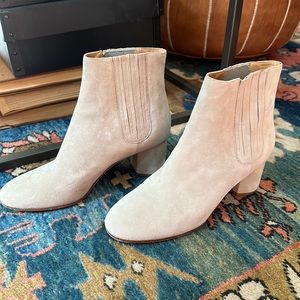 JOIE suede pull on booties